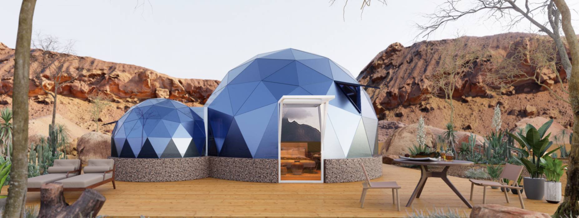 芗城区球形智能光伏玻璃星空房